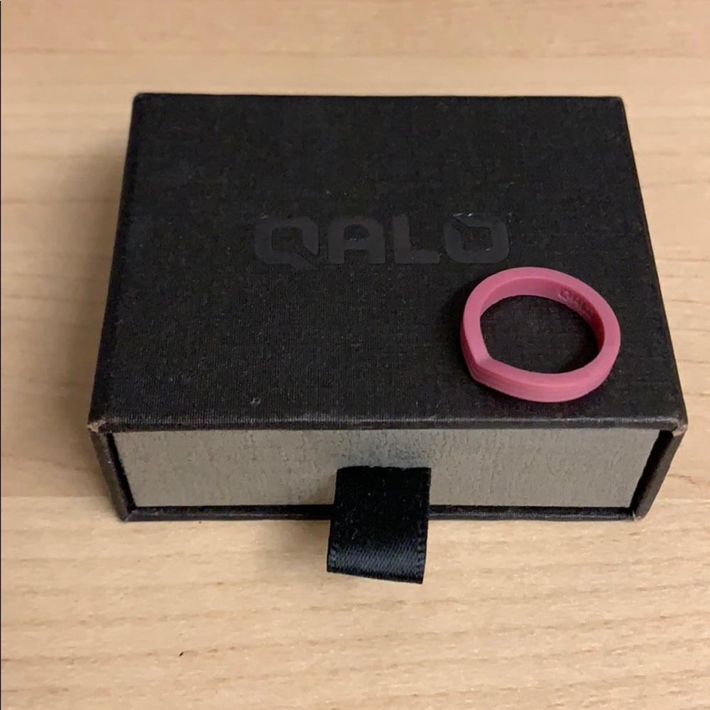 Pink Silicone Qalo Ring